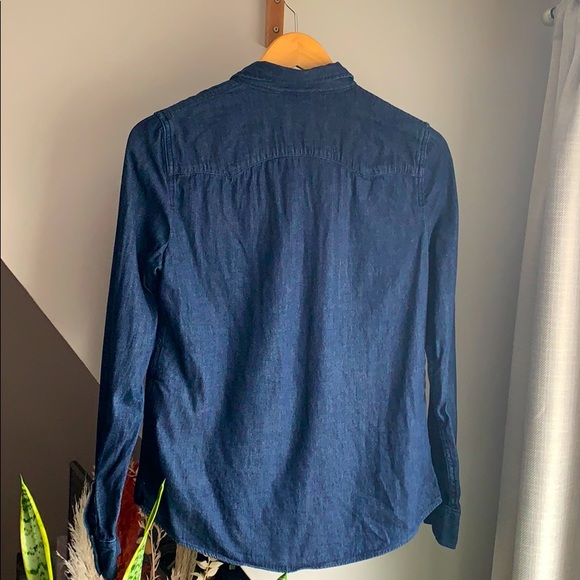 Levi’s Essential Western Shirt - Dark Indigo Wash - Picture 5 of 5